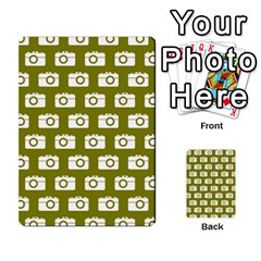 Modern Chic Vector Camera Illustration Pattern Multi-purpose Cards (rectangle)  by GardenOfOphir