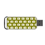 Modern Chic Vector Camera Illustration Pattern Portable USB Flash (Two Sides) Front