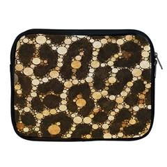 Brown Cheetah Abstract Pattern  Apple Ipad 2/3/4 Zipper Cases