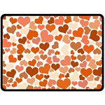 Heart 2014 0902 Double Sided Fleece Blanket (Large)  80 x60  Blanket Front