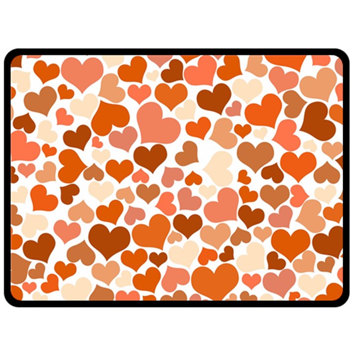 Heart 2014 0902 Double Sided Fleece Blanket (Large) 