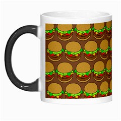 Burger Snadwich Food Tile Pattern Morph Mugs by GardenOfOphir