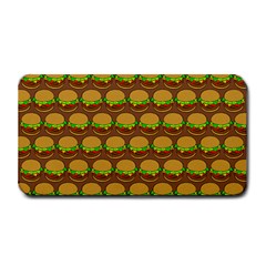 Burger Snadwich Food Tile Pattern Medium Bar Mats by GardenOfOphir