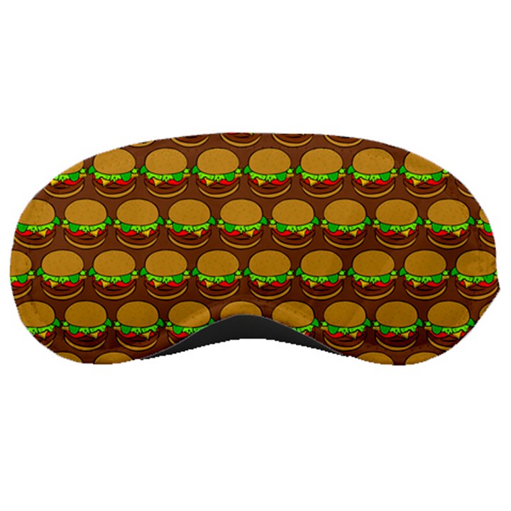 Burger Snadwich Food Tile Pattern Sleeping Masks