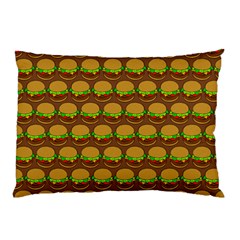 Burger Snadwich Food Tile Pattern Pillow Cases (two Sides) by GardenOfOphir