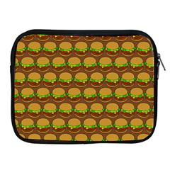 Burger Snadwich Food Tile Pattern Apple Ipad 2/3/4 Zipper Cases by GardenOfOphir