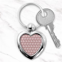 Gerbera Daisy Vector Tile Pattern Key Chains (heart) 