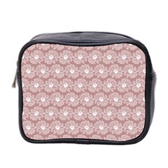 Gerbera Daisy Vector Tile Pattern Mini Toiletries Bag 2-side