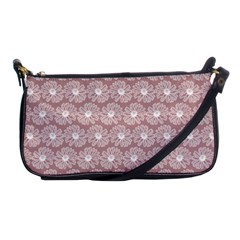 Gerbera Daisy Vector Tile Pattern Shoulder Clutch Bags