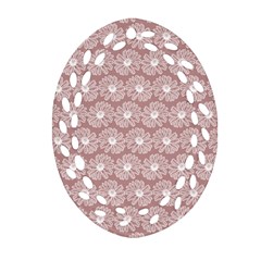 Gerbera Daisy Vector Tile Pattern Ornament (oval Filigree) 