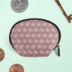 Gerbera Daisy Vector Tile Pattern Accessory Pouches (small) 