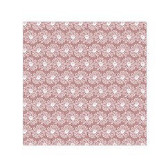 Gerbera Daisy Vector Tile Pattern Small Satin Scarf (square)  by GardenOfOphir