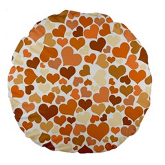 Heart 2014 0903 Large 18  Premium Round Cushions