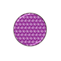 Gerbera Daisy Vector Tile Pattern Hat Clip Ball Marker (4 Pack)