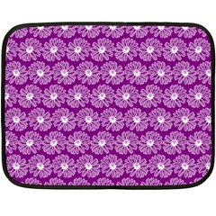 Gerbera Daisy Vector Tile Pattern Fleece Blanket (mini)