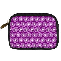 Gerbera Daisy Vector Tile Pattern Digital Camera Cases by GardenOfOphir