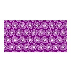 Gerbera Daisy Vector Tile Pattern Satin Wrap by GardenOfOphir