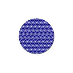 Gerbera Daisy Vector Tile Pattern Golf Ball Marker