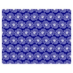 Gerbera Daisy Vector Tile Pattern Double Sided Flano Blanket (medium)  by GardenOfOphir