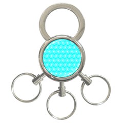 Gerbera Daisy Vector Tile Pattern 3-ring Key Chains