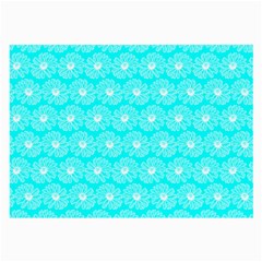 Gerbera Daisy Vector Tile Pattern Large Glasses Cloth by GardenOfOphir