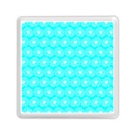 Gerbera Daisy Vector Tile Pattern Memory Card Reader (Square)  Front