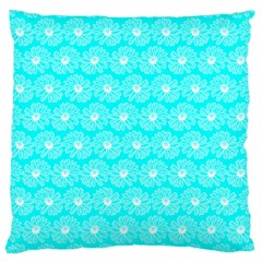 Gerbera Daisy Vector Tile Pattern Large Cushion Cases (one Side)  by GardenOfOphir