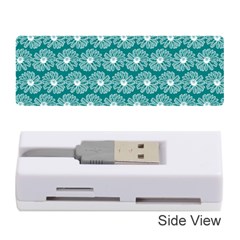 Gerbera Daisy Vector Tile Pattern Memory Card Reader (stick) 