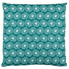 Gerbera Daisy Vector Tile Pattern Large Cushion Cases (one Side)  by GardenOfOphir