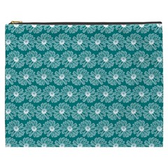 Gerbera Daisy Vector Tile Pattern Cosmetic Bag (xxxl)  by GardenOfOphir