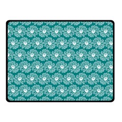 Gerbera Daisy Vector Tile Pattern Double Sided Fleece Blanket (small)  by GardenOfOphir