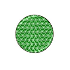 Gerbera Daisy Vector Tile Pattern Hat Clip Ball Marker (10 Pack) by GardenOfOphir