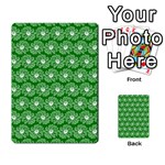 Gerbera Daisy Vector Tile Pattern Multi-purpose Cards (Rectangle)  Back 3