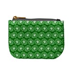 Gerbera Daisy Vector Tile Pattern Mini Coin Purses Front