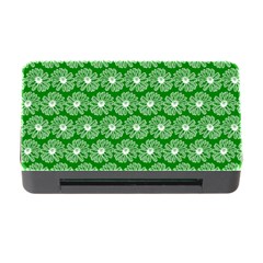 Gerbera Daisy Vector Tile Pattern Memory Card Reader With Cf by GardenOfOphir