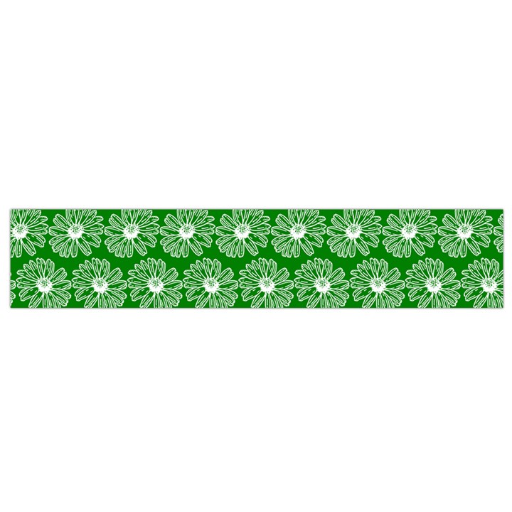 Gerbera Daisy Vector Tile Pattern Flano Scarf (Small) 