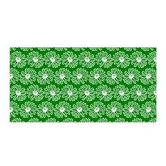 Gerbera Daisy Vector Tile Pattern Satin Wrap by GardenOfOphir