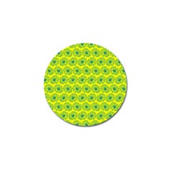 Gerbera Daisy Vector Tile Pattern Golf Ball Marker (4 Pack) by GardenOfOphir