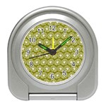 Gerbera Daisy Vector Tile Pattern Travel Alarm Clocks Front