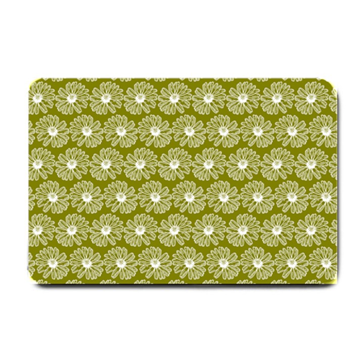 Gerbera Daisy Vector Tile Pattern Small Doormat 