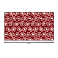 Gerbera Daisy Vector Tile Pattern Business Card Holders by GardenOfOphir