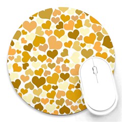 Heart 2014 0904 Round Mousepads by JAMFoto