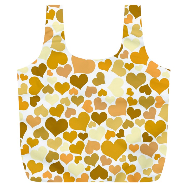 Heart 2014 0904 Full Print Recycle Bags (L) 