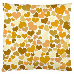 Heart 2014 0904 Large Flano Cushion Cases (One Side) 