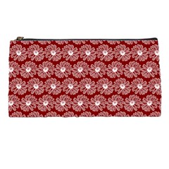 Gerbera Daisy Vector Tile Pattern Pencil Cases by GardenOfOphir