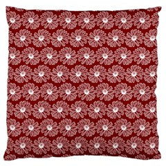 Gerbera Daisy Vector Tile Pattern Large Cushion Cases (one Side)  by GardenOfOphir