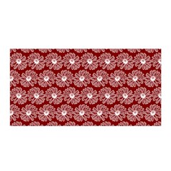 Gerbera Daisy Vector Tile Pattern Satin Wrap by GardenOfOphir