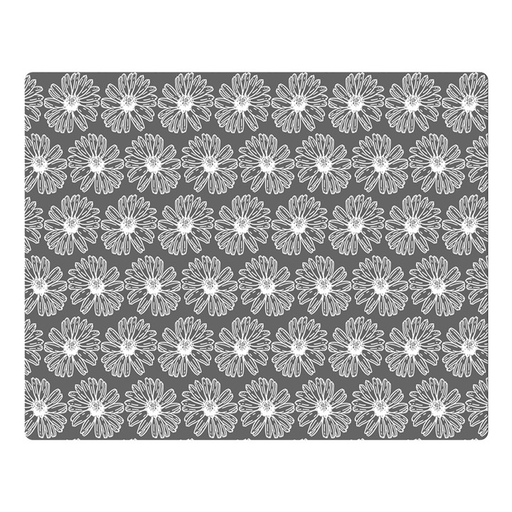 Gerbera Daisy Vector Tile Pattern Double Sided Flano Blanket (Large) 