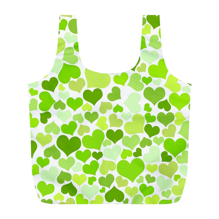 Heart 2014 0908 Full Print Recycle Bags (L) 