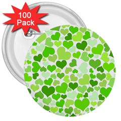 Heart 2014 0909 3  Buttons (100 Pack)  by JAMFoto